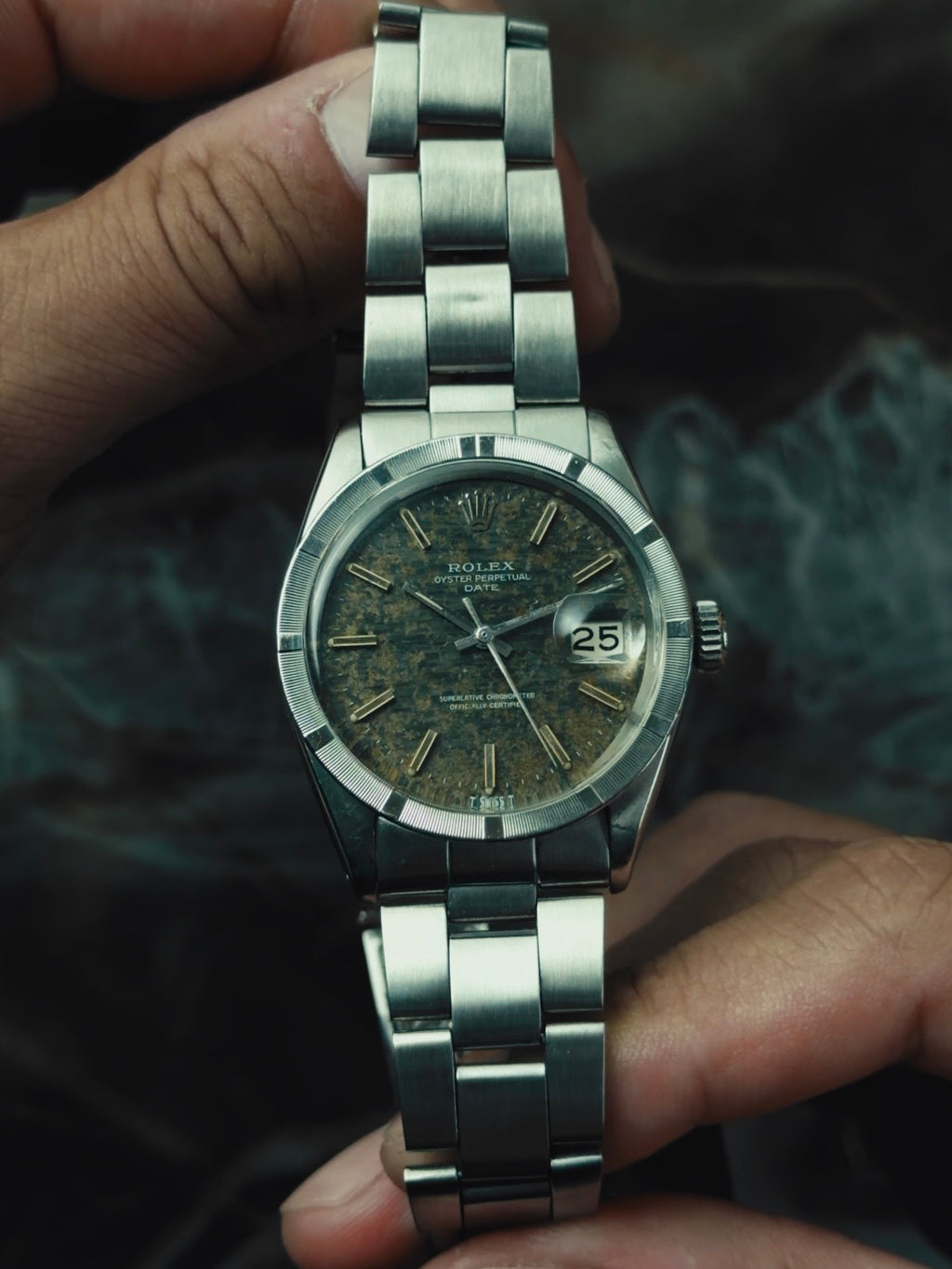 ROLEX Oyster Perpetual Date Mosaic Dial 1965s