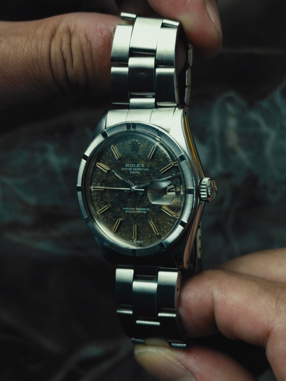 ROLEX Oyster Perpetual Date Mosaic Dial 1965s