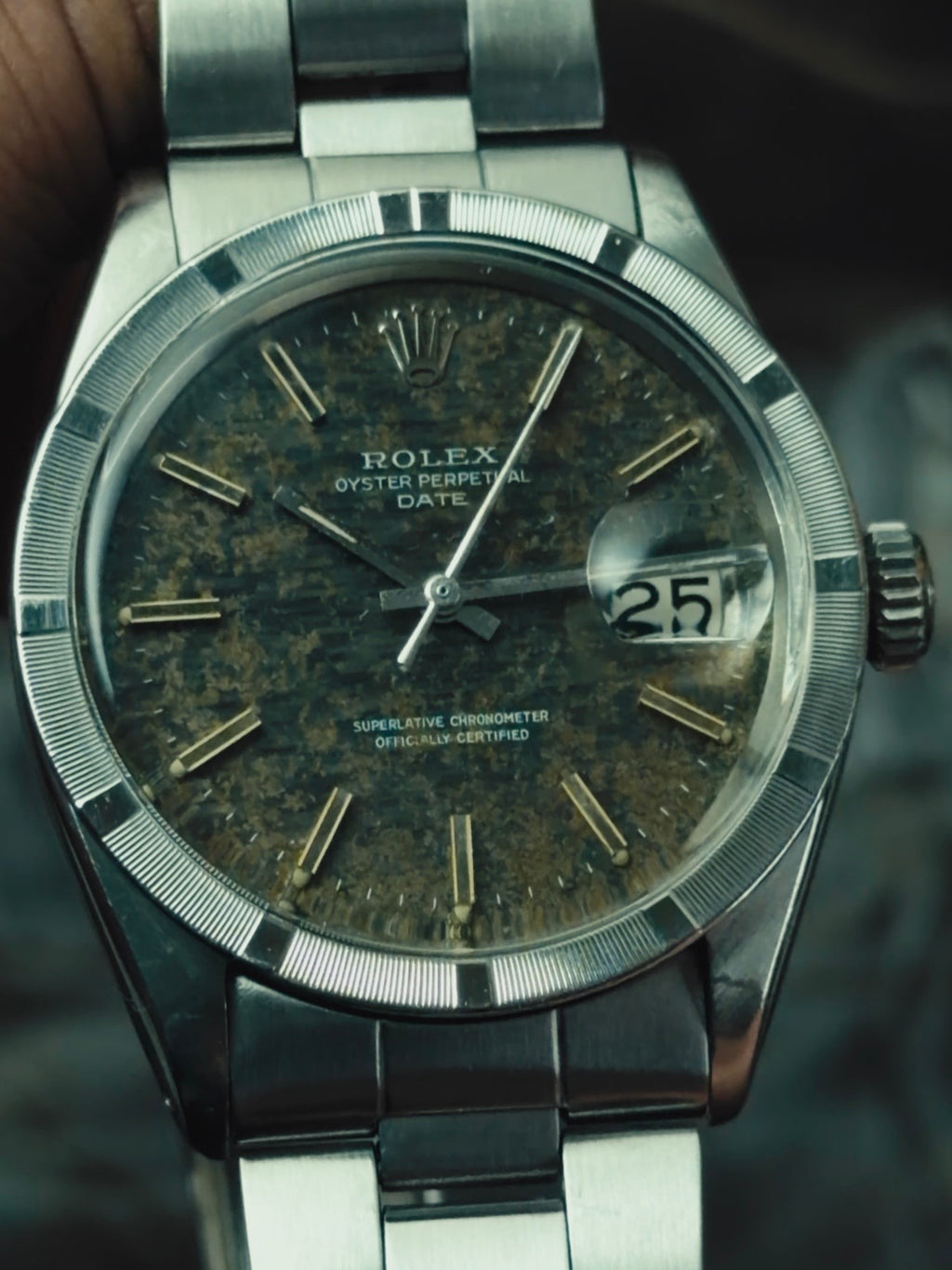ROLEX Oyster Perpetual Date Mosaic Dial 1965s