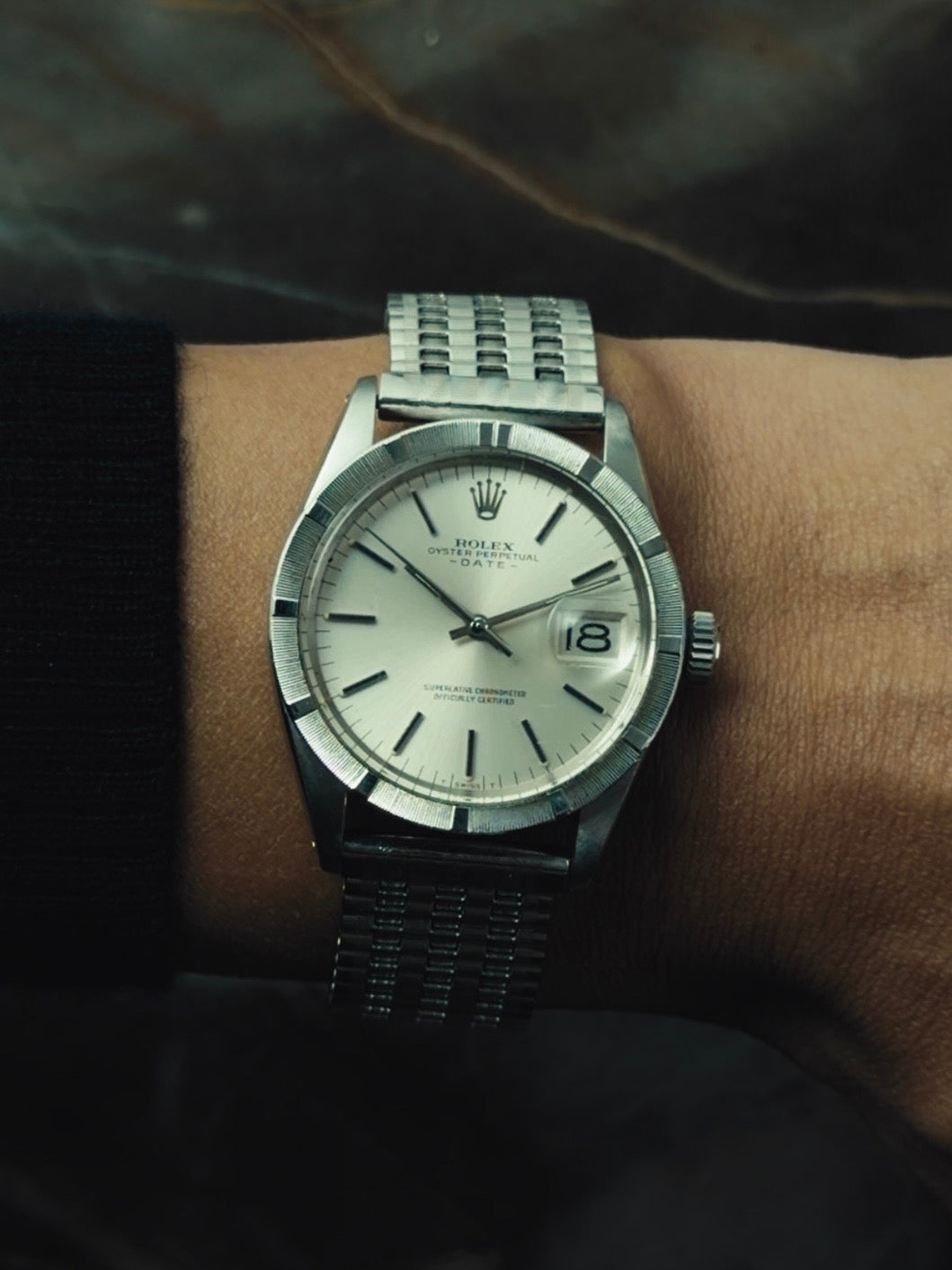 ROLEX Oyster Perpetual Date Silver Dial 1965s