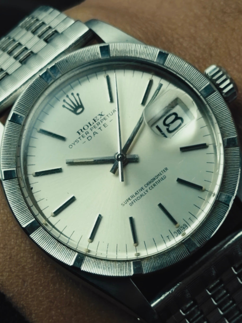 ROLEX Oyster Perpetual Date Silver Dial 1965s