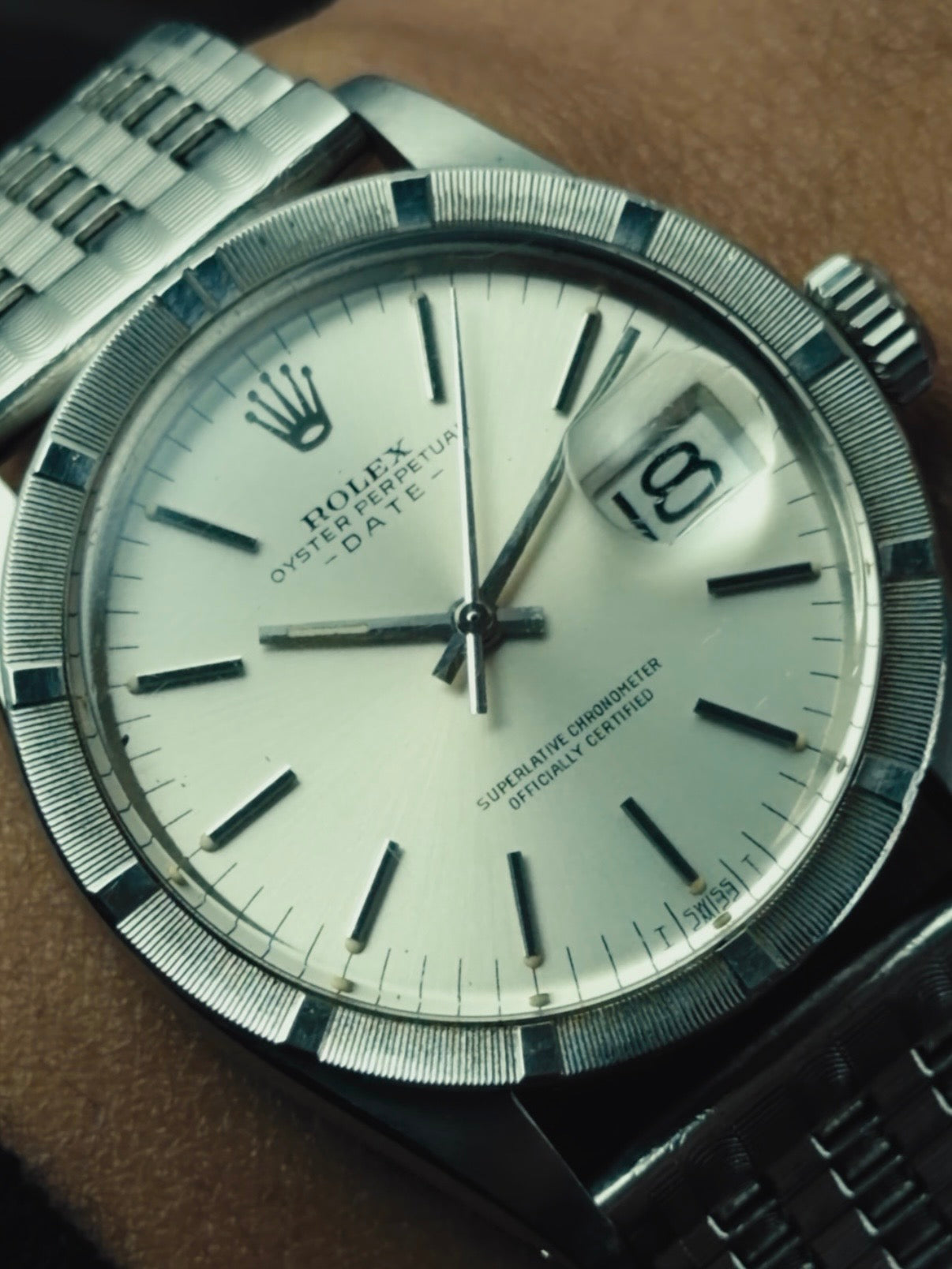 ROLEX Oyster Perpetual Date Silver Dial 1965s