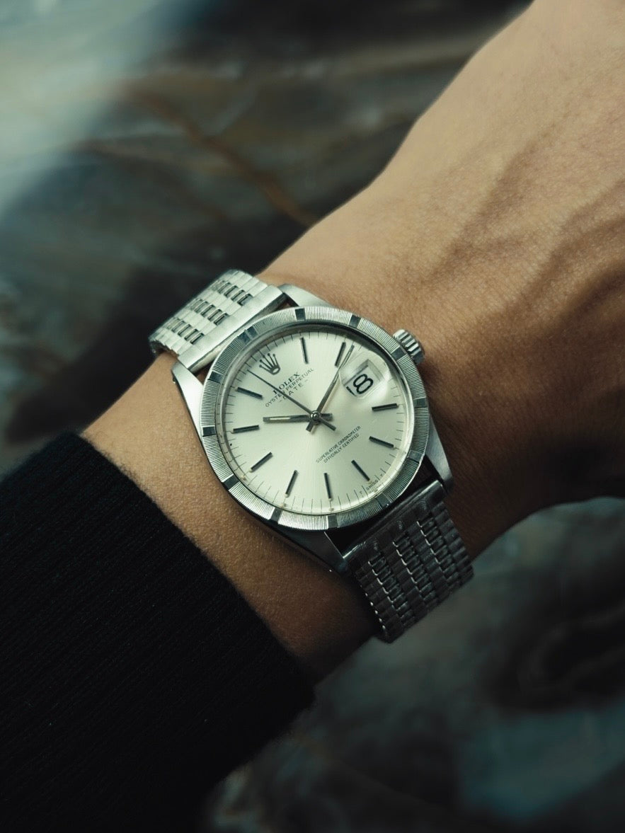 ROLEX Oyster Perpetual Date Silver Dial 1965s