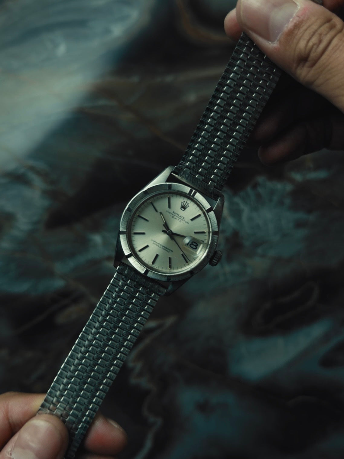 ROLEX Oyster Perpetual Date Silver Dial 1965s