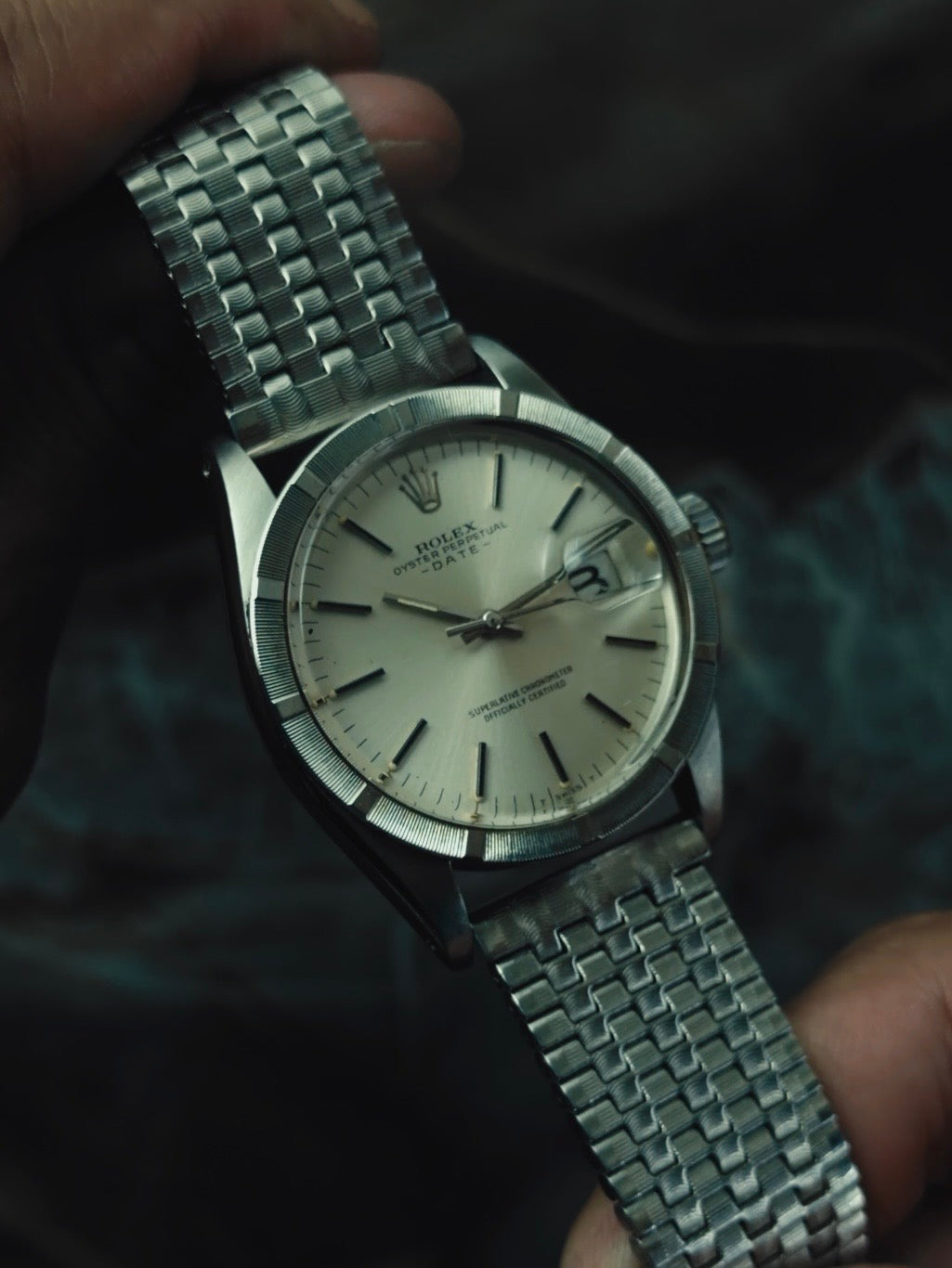 ROLEX Oyster Perpetual Date Silver Dial 1965s