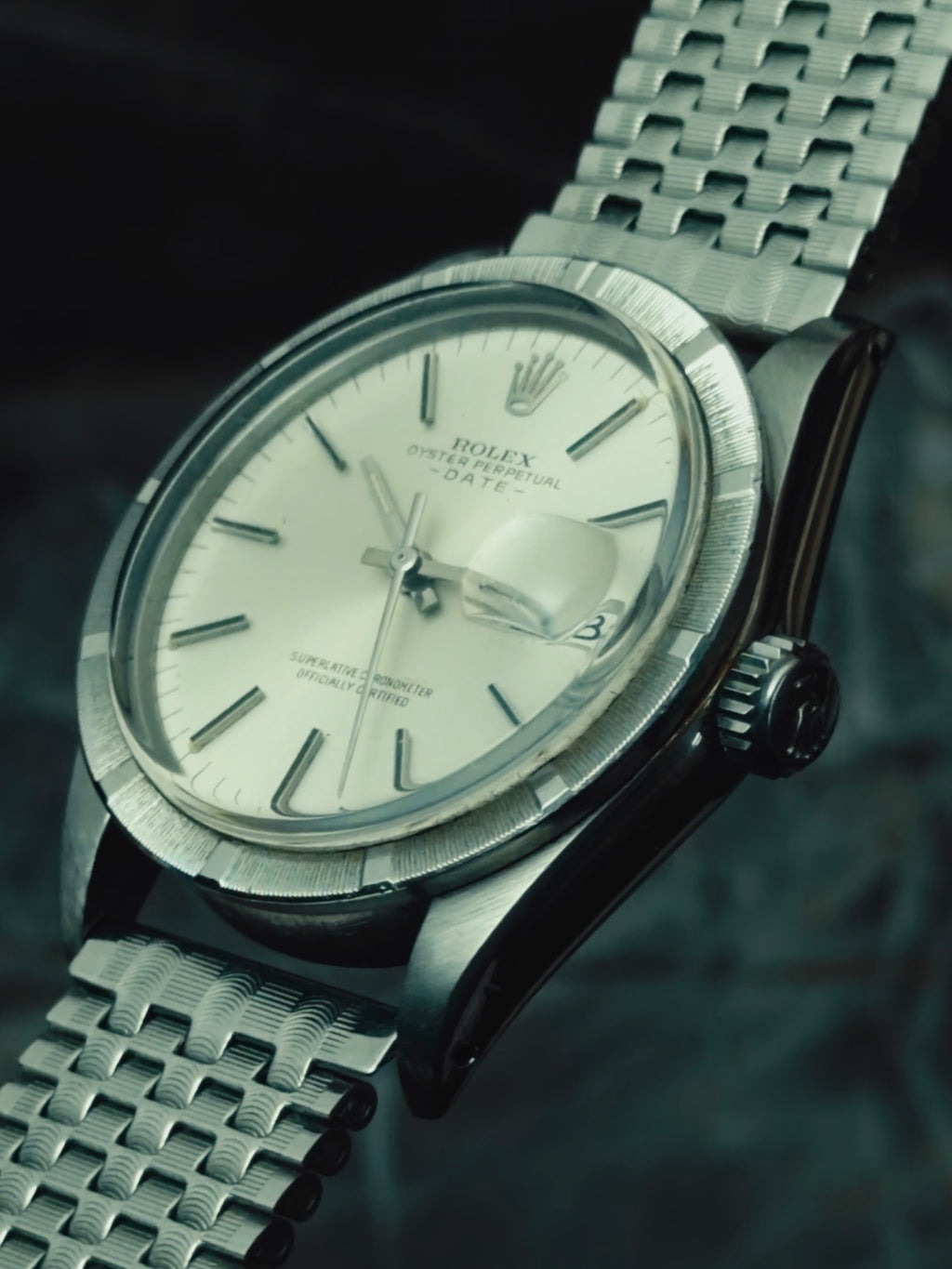 ROLEX Oyster Perpetual Date Silver Dial 1965s