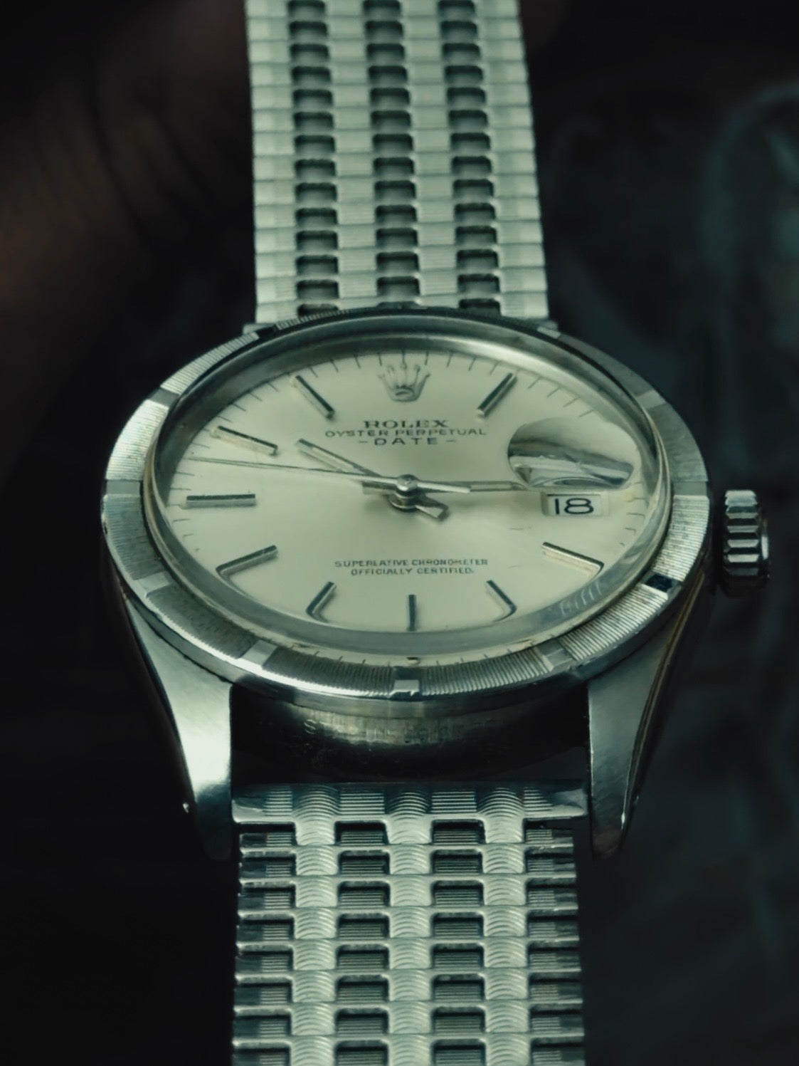 ROLEX Oyster Perpetual Date Silver Dial 1965s