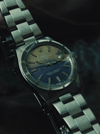 ROLEX Oyster Perpetual Date PurpleGrey tropical dial 1978s