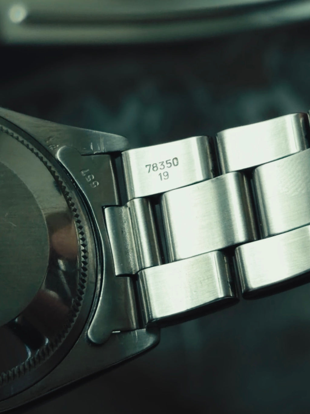 ROLEX Oyster Perpetual Date PurpleGrey tropical dial 1978s