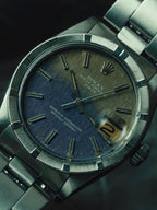ROLEX Oyster Perpetual Date PurpleGrey tropical dial 1978s