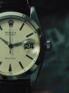 ROLEX Oysterdate Precision White Aging dial 1960s