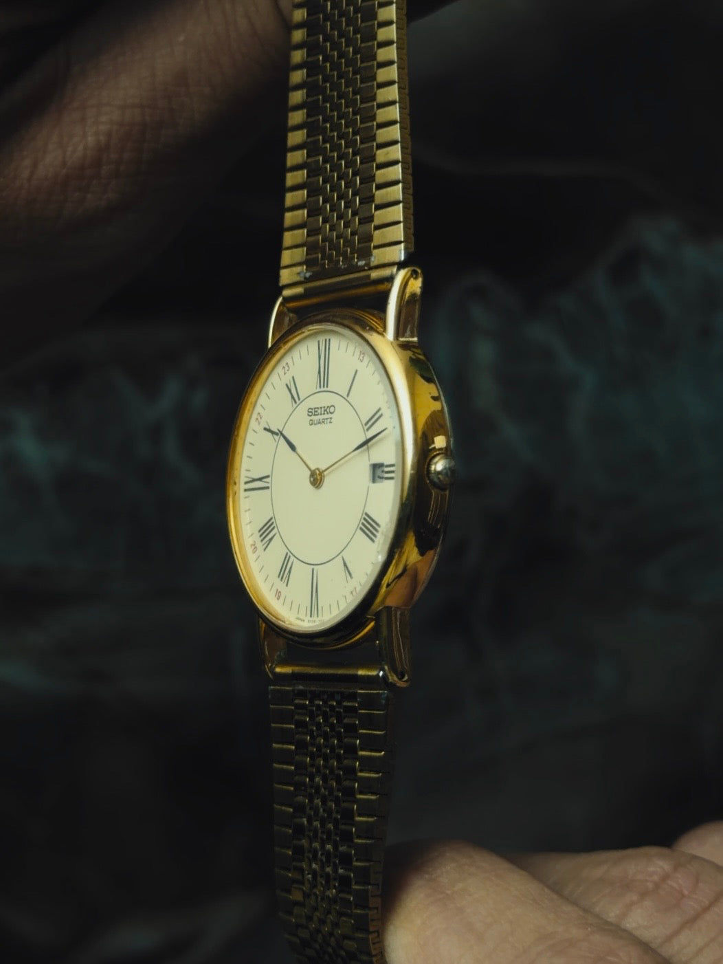 SEIKO Gold Tone Roman Dial 1992s