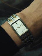 SEIKO Quartz Tank Two-Tone 1989s