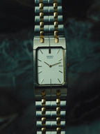 SEIKO Quartz Tank Two-Tone 1989s