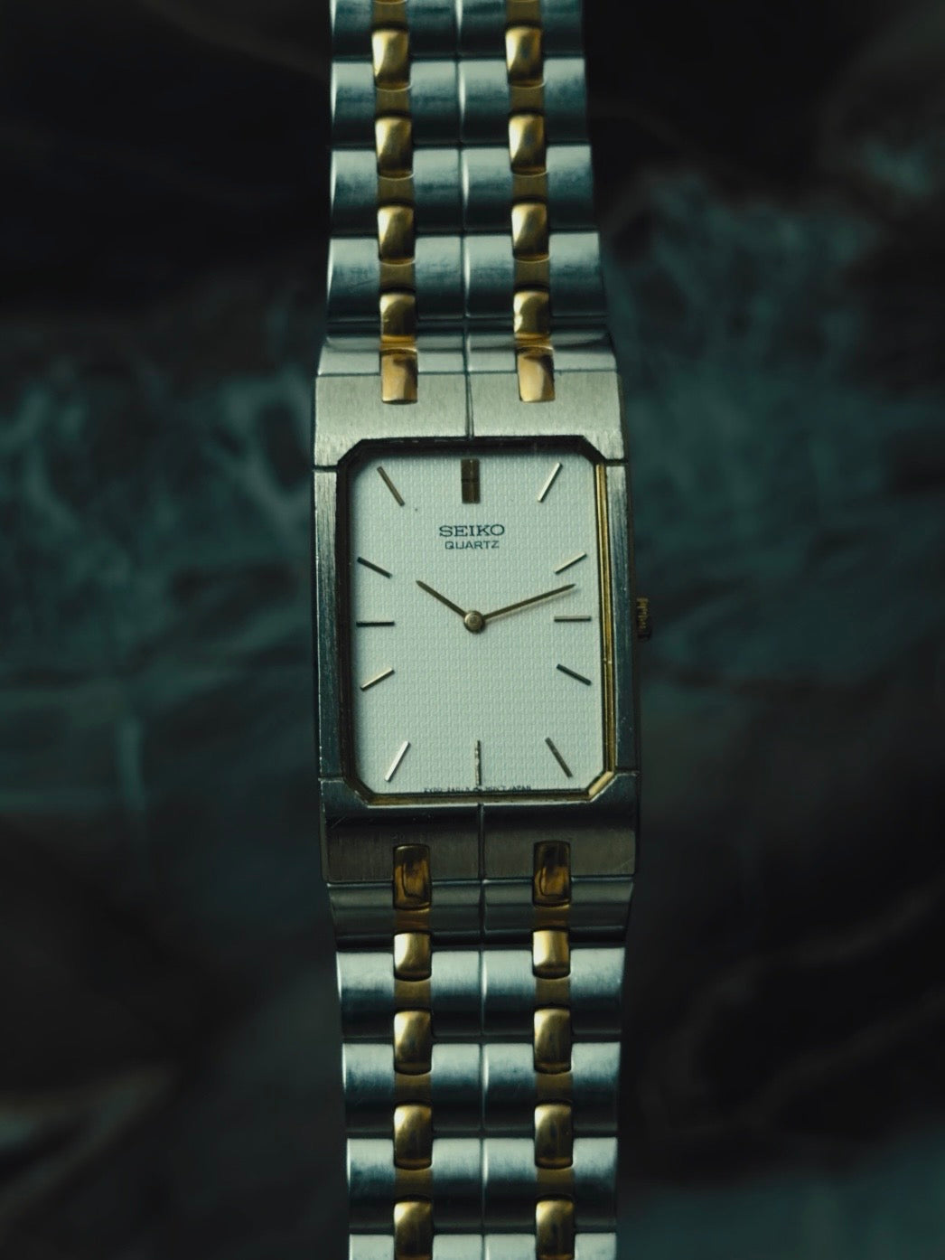 SEIKO Quartz Tank Two-Tone 1989s