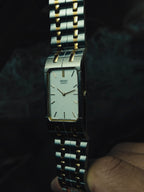 SEIKO Quartz Tank Two-Tone 1989s