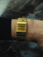 PIAGET Polo 18K Solid Gold Champagne Dial Quartz 1980s