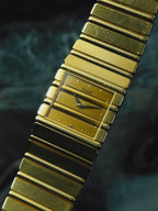 PIAGET Polo 18K Solid Gold Champagne Dial Quartz 1980s