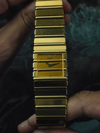 PIAGET Polo 18K Solid Gold Champagne Dial Quartz 1980s