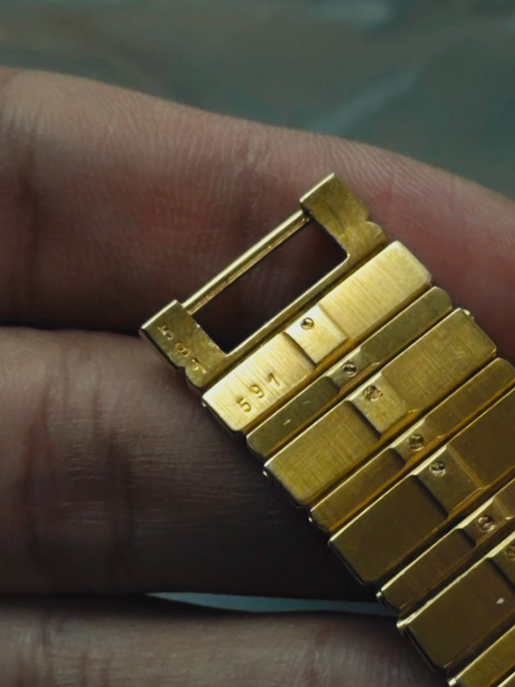 PIAGET Polo 18K Solid Gold Champagne Dial Quartz 1980s