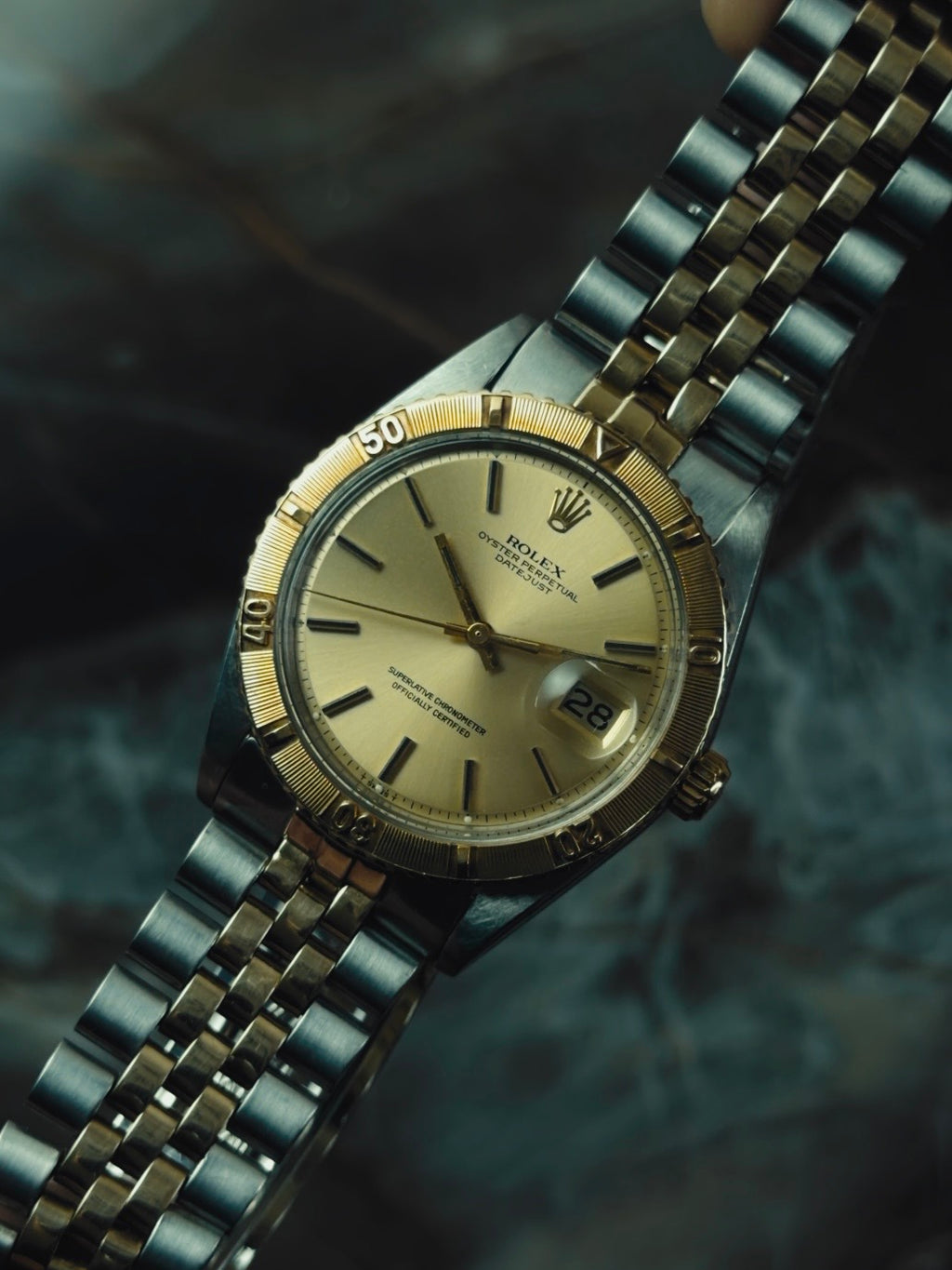 ROLEX Datejust Thunderbird Champagne Dial  1966s