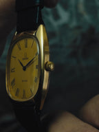 OMEGA De Ville Tonneau Roman Dial 1970s