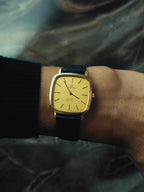 OMEGA De Ville Quartz Champagne Gold Dial 1970s