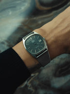 OMEGA De Ville Herringbone Dial Cushion Case 1970s