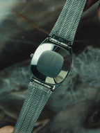 OMEGA De Ville Herringbone Dial Cushion Case 1970s