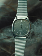 OMEGA De Ville Herringbone Dial Cushion Case 1970s