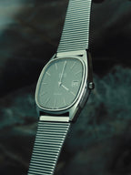 OMEGA De Ville Herringbone Dial Cushion Case 1970s