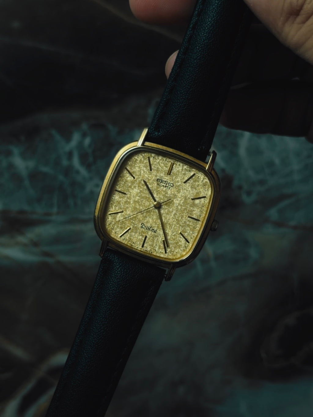 SEIKO Dolce Gold Textured Dial Quartz 1981s