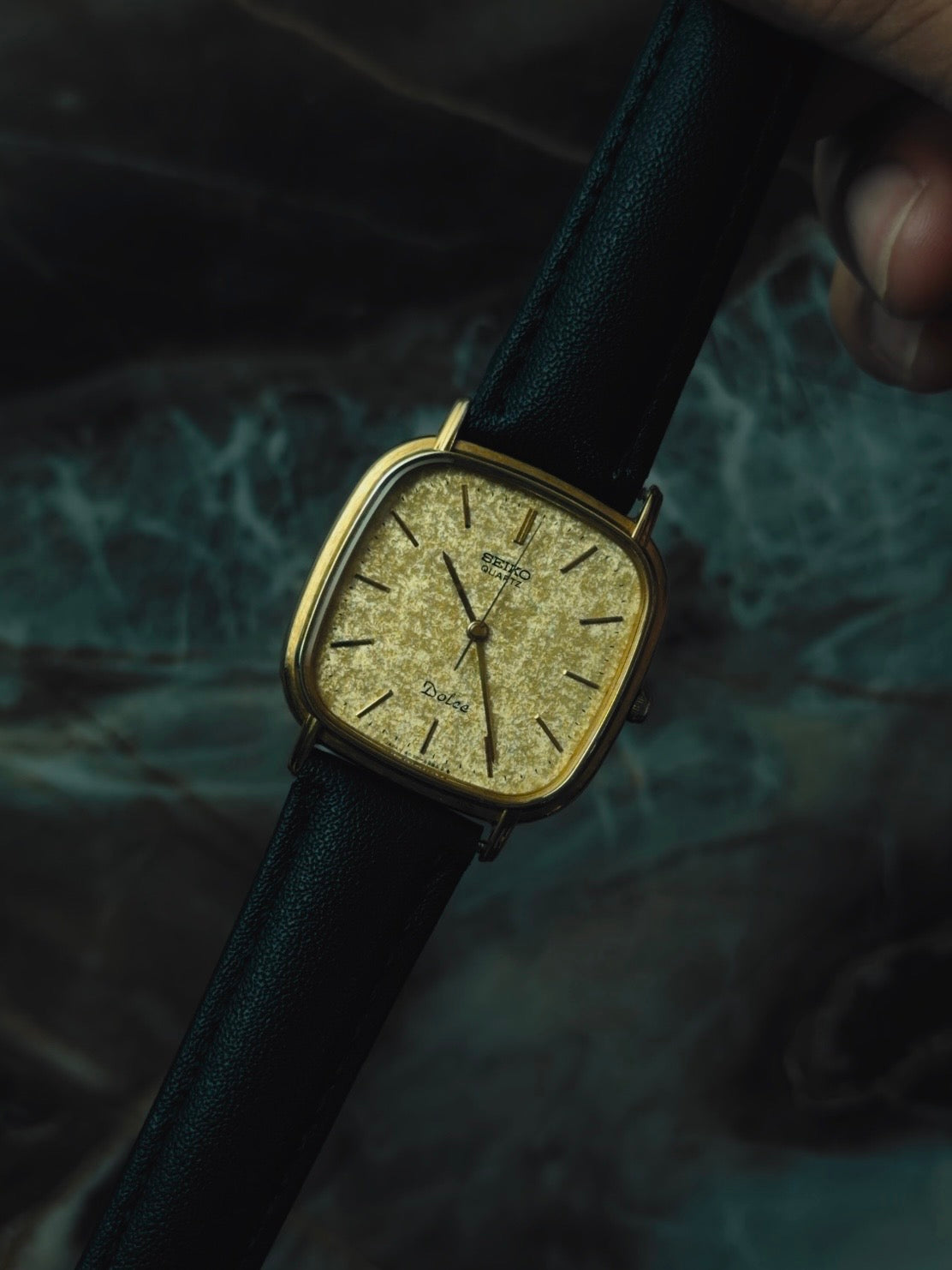 SEIKO Dolce Gold Textured Dial Quartz 1981s