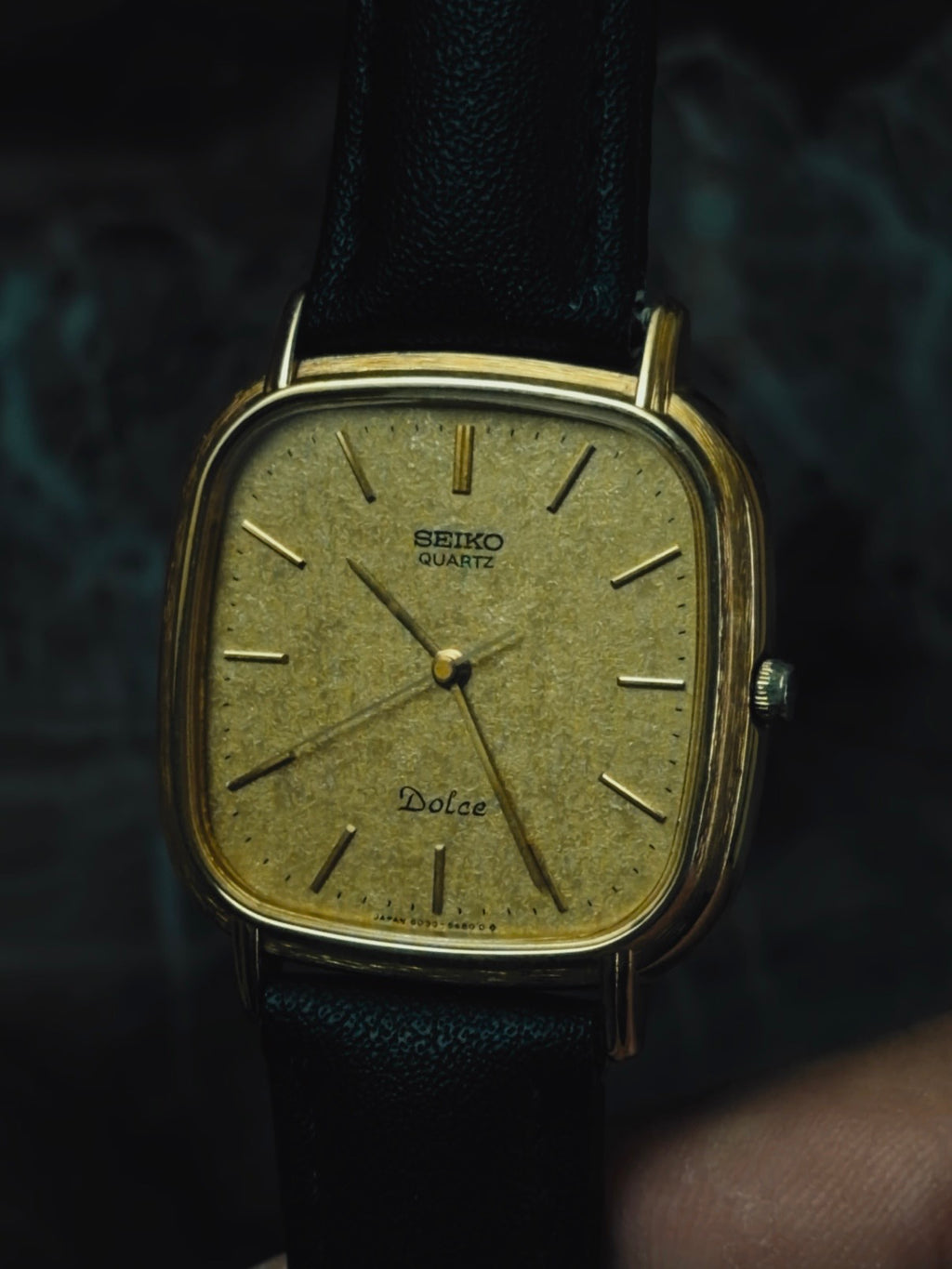SEIKO Dolce Gold Textured Dial Quartz 1981s