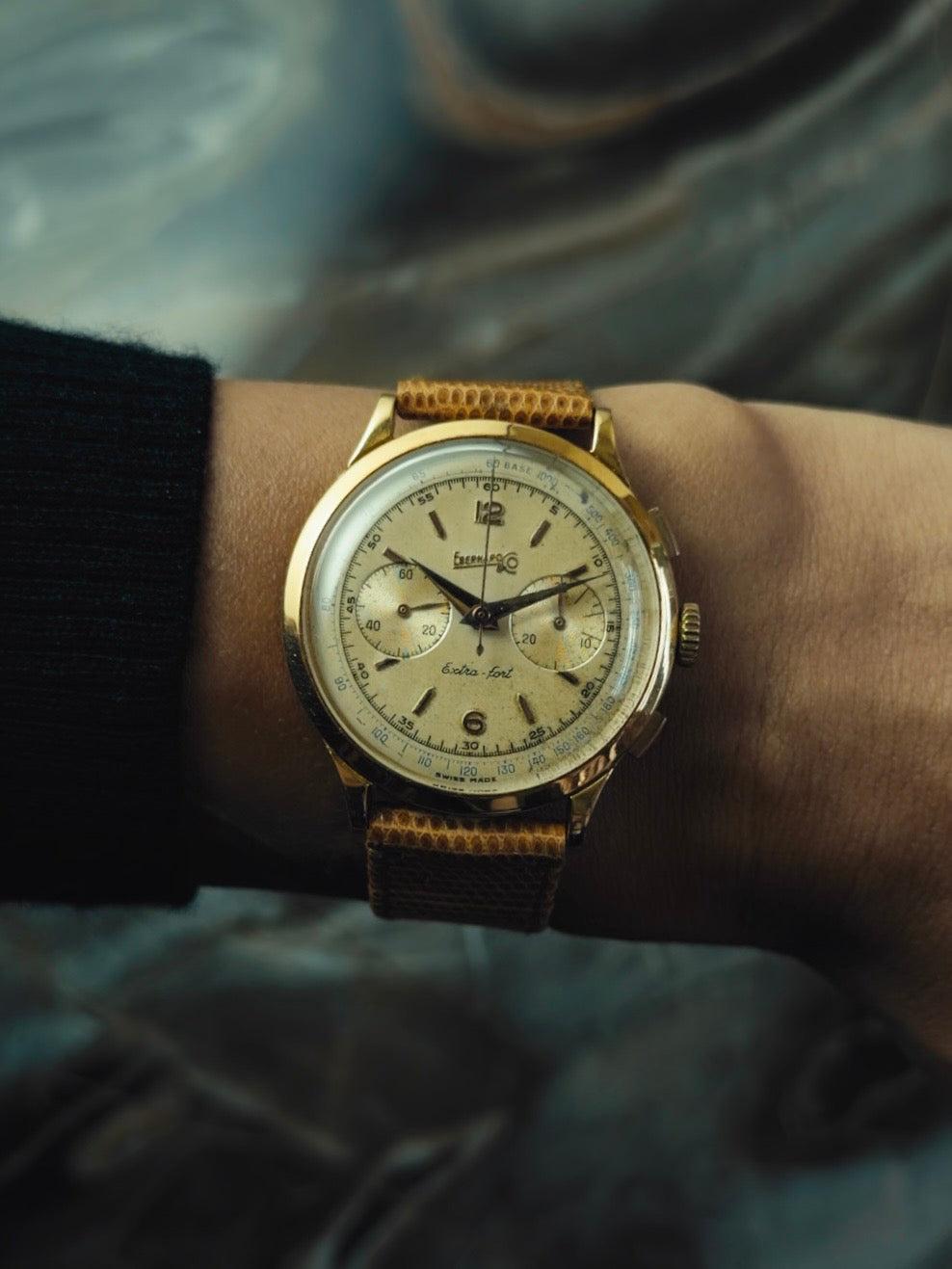 EBERHARD & Co. Extra-Fort Chronograph 1950s