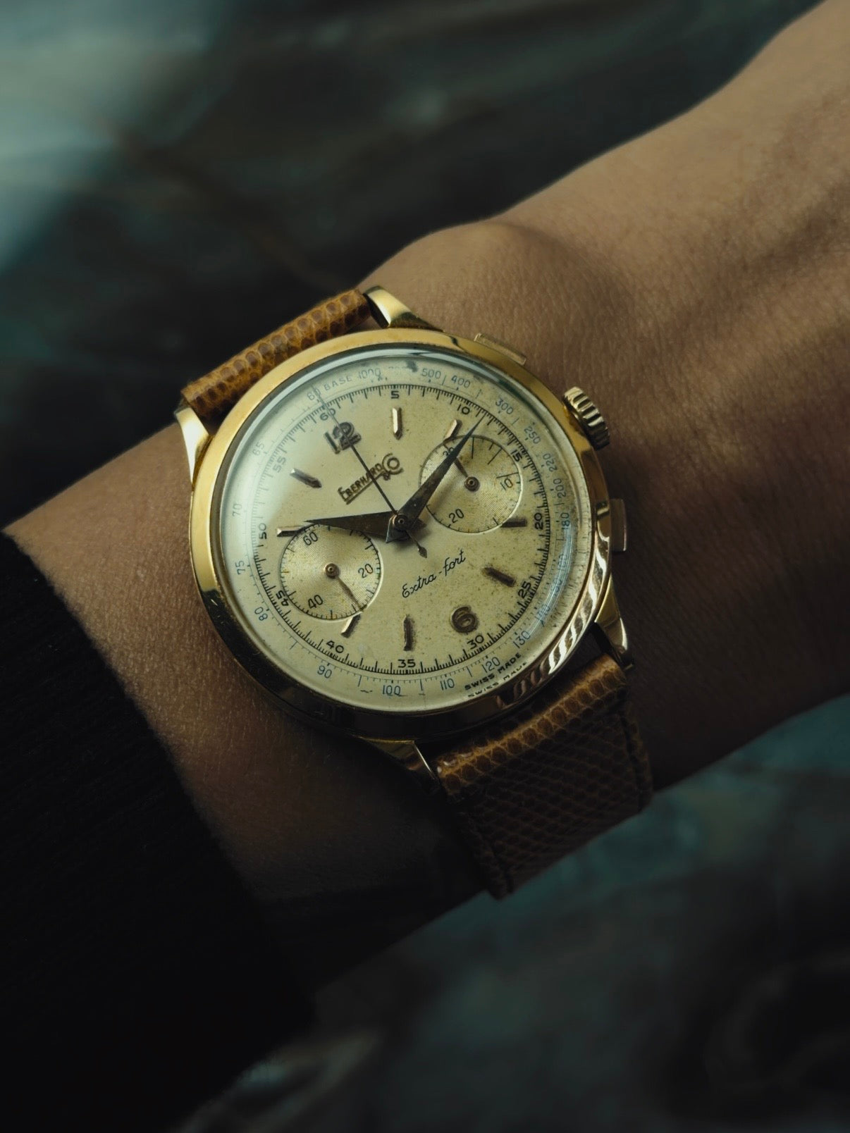 EBERHARD & Co. Extra-Fort Chronograph 1950s
