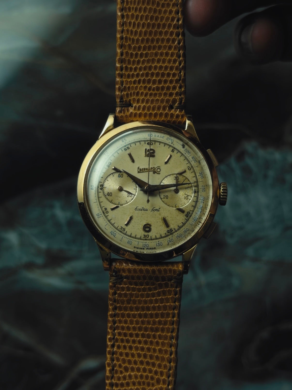 EBERHARD & Co. Extra-Fort Chronograph 1950s