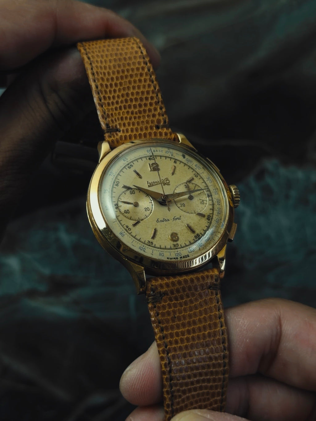 EBERHARD & Co. Extra-Fort Chronograph 1950s
