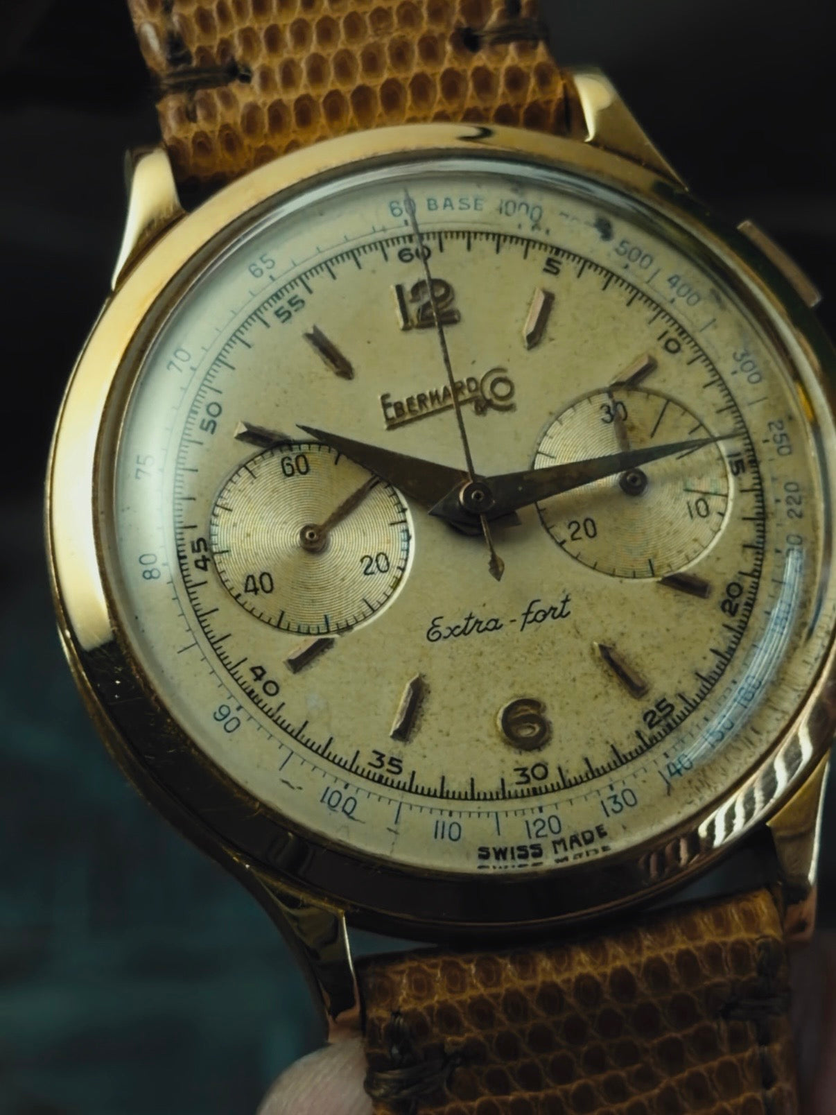 EBERHARD & Co. Extra-Fort Chronograph 1950s