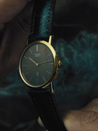SEIKO Brown Dial Gold Case Quartz 1978s