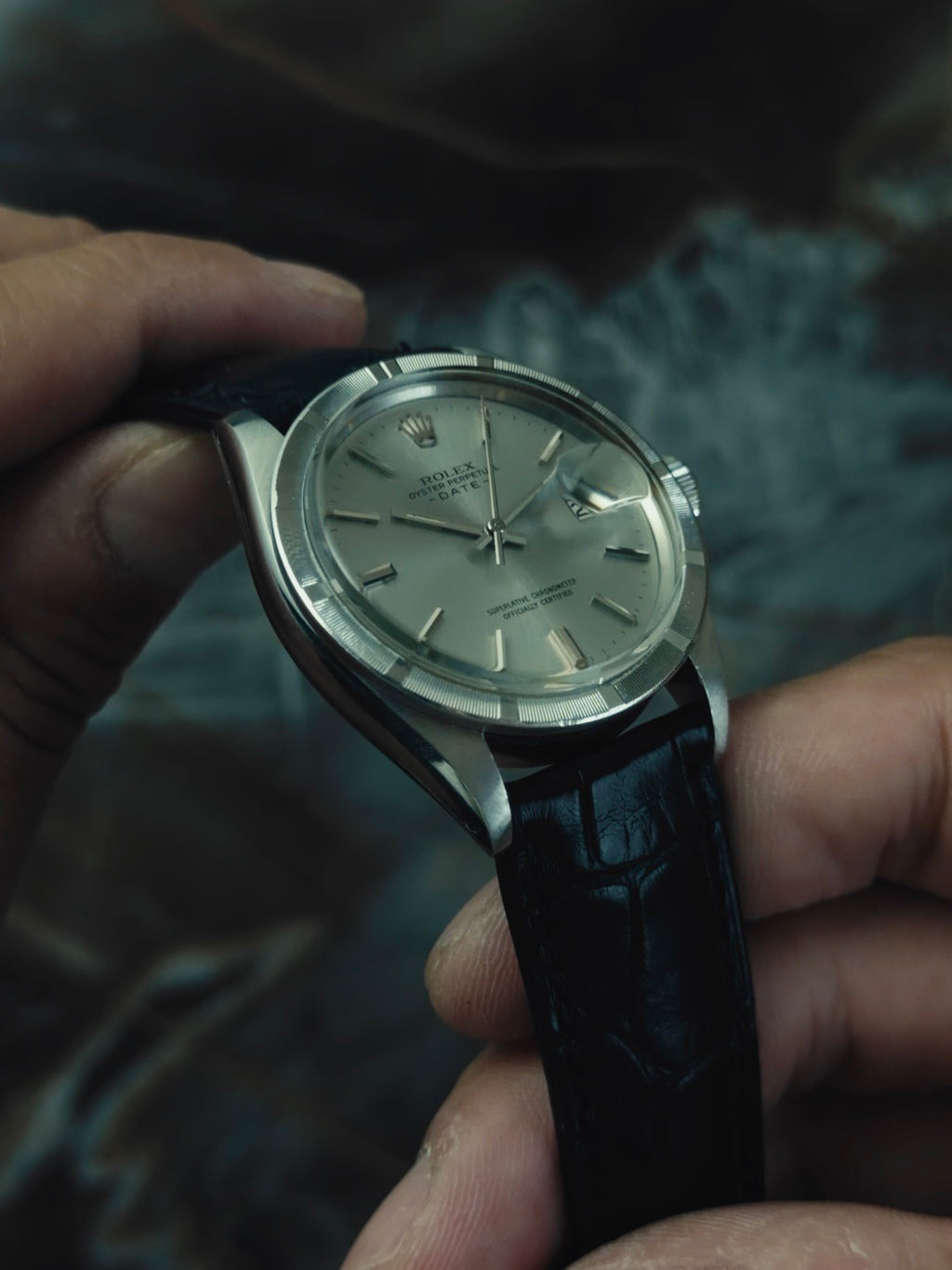 ROLEX Oyster Perpetual Date Silver Dial 1965s