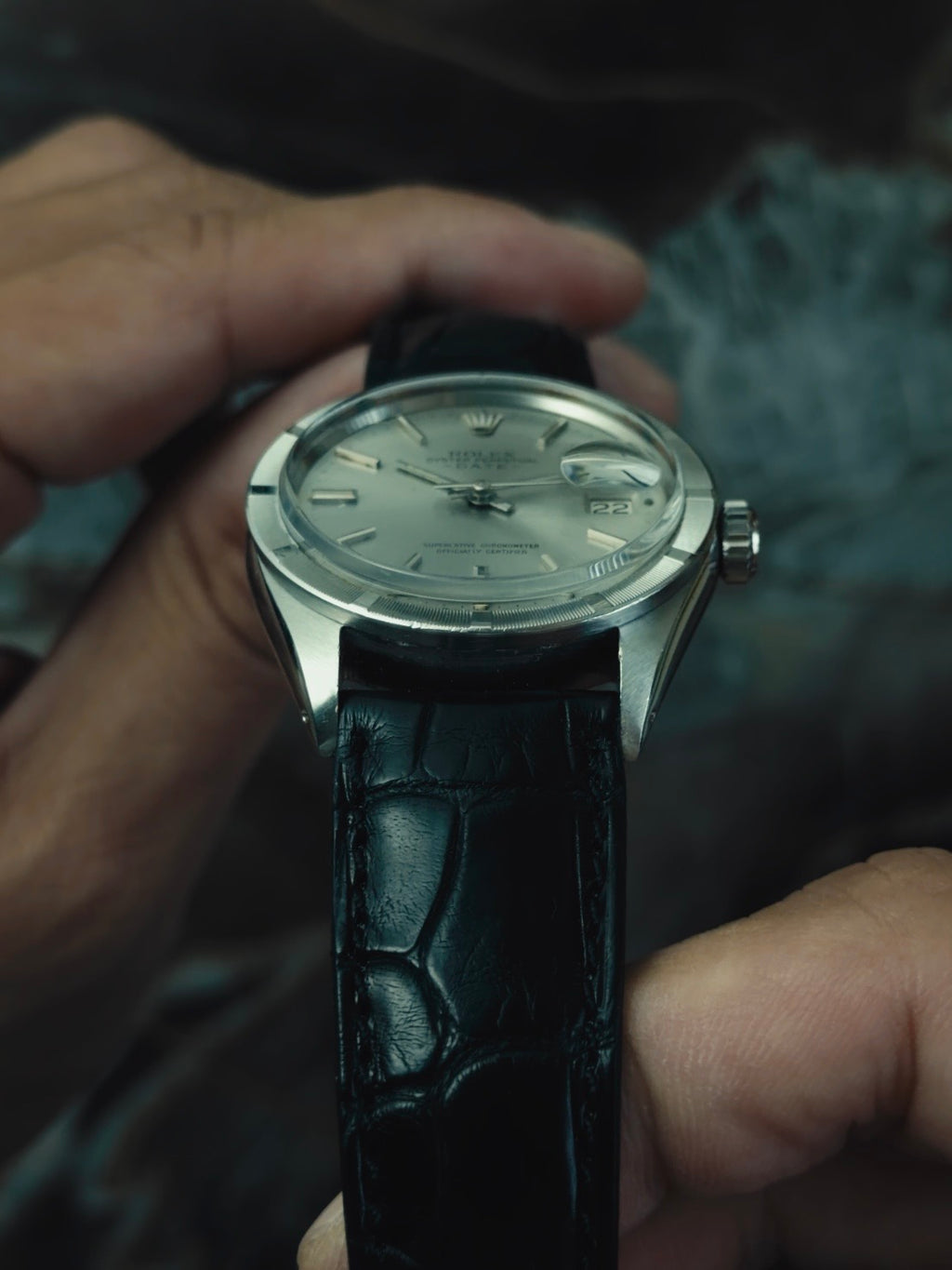 ROLEX Oyster Perpetual Date Silver Dial 1965s