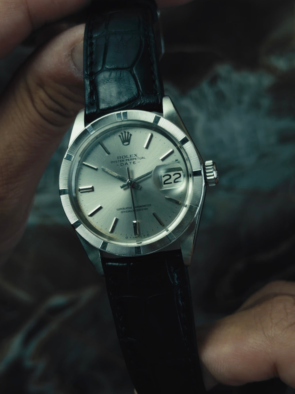 ROLEX Oyster Perpetual Date Silver Dial 1965s