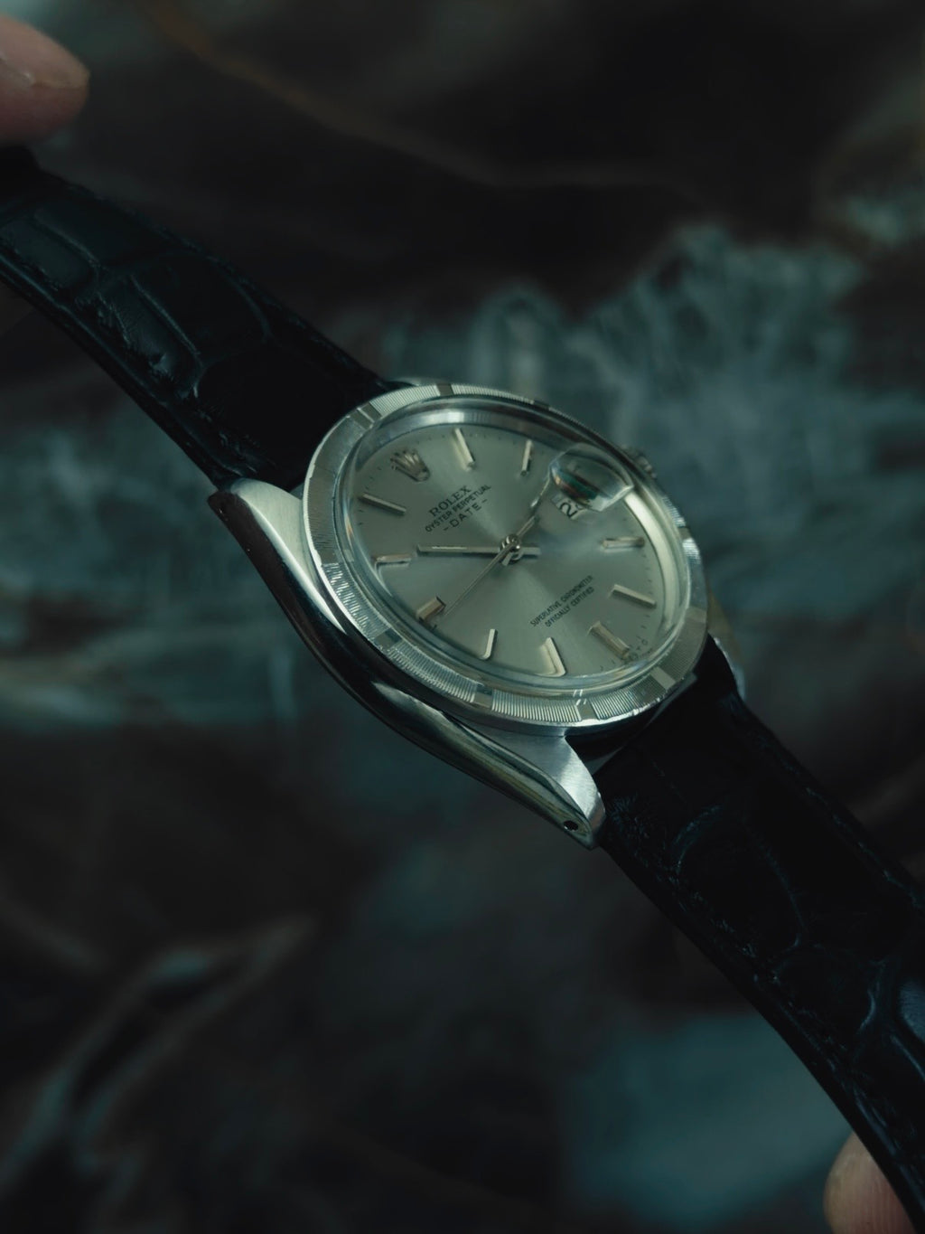 ROLEX Oyster Perpetual Date Silver Dial 1965s