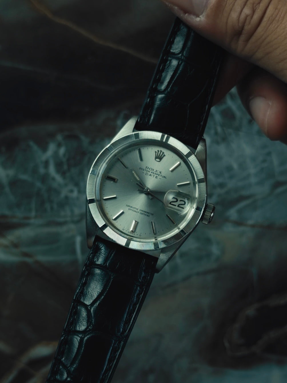 ROLEX Oyster Perpetual Date Silver Dial 1965s