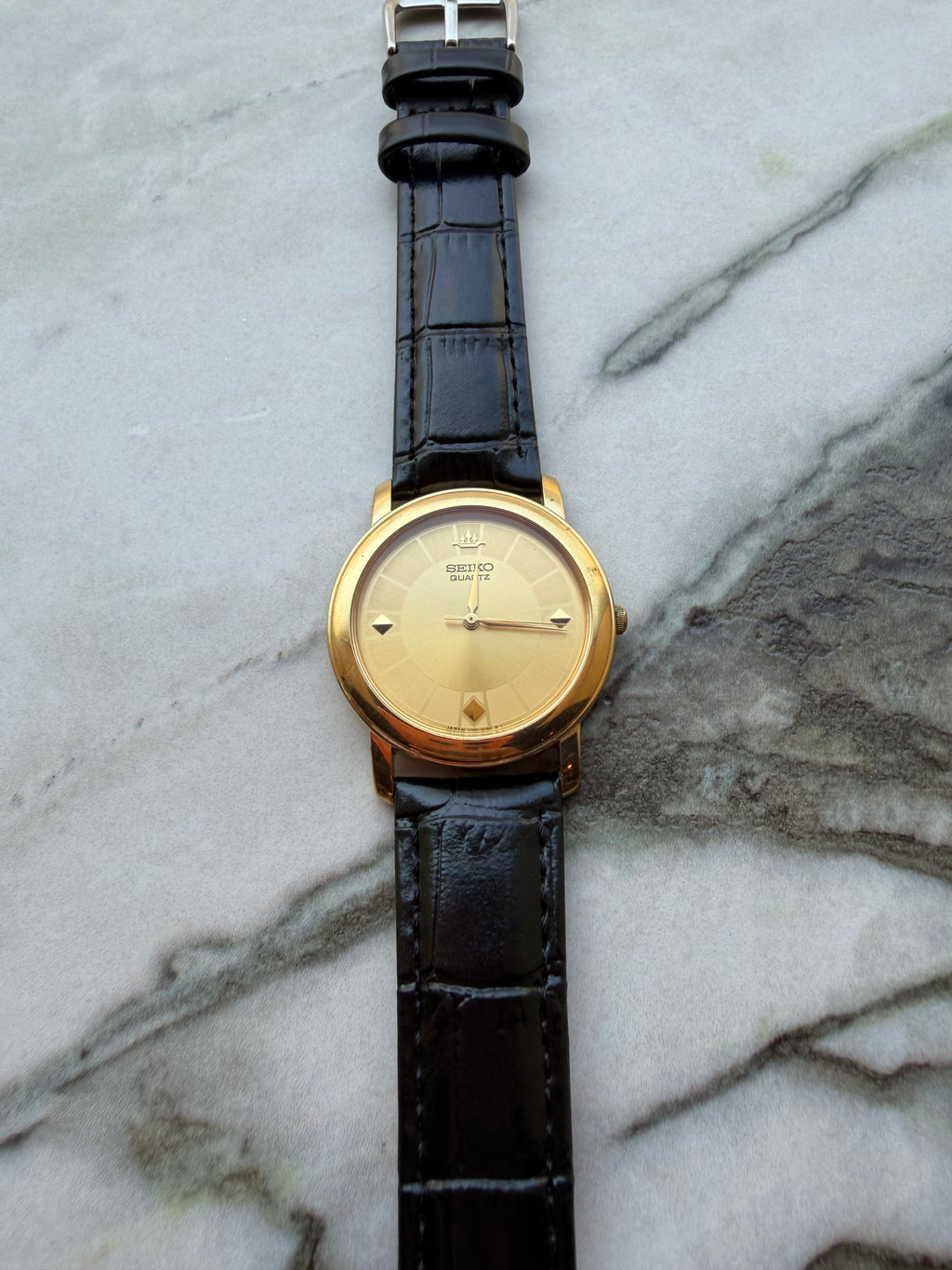 SEIKO “Logo Dial” Gold Quartz 1980