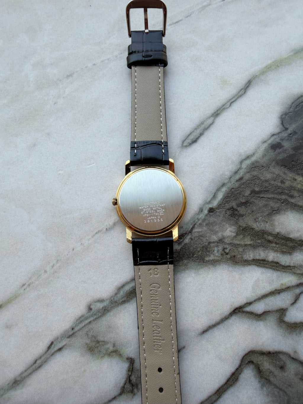 SEIKO “Logo Dial” Gold Quartz 1980