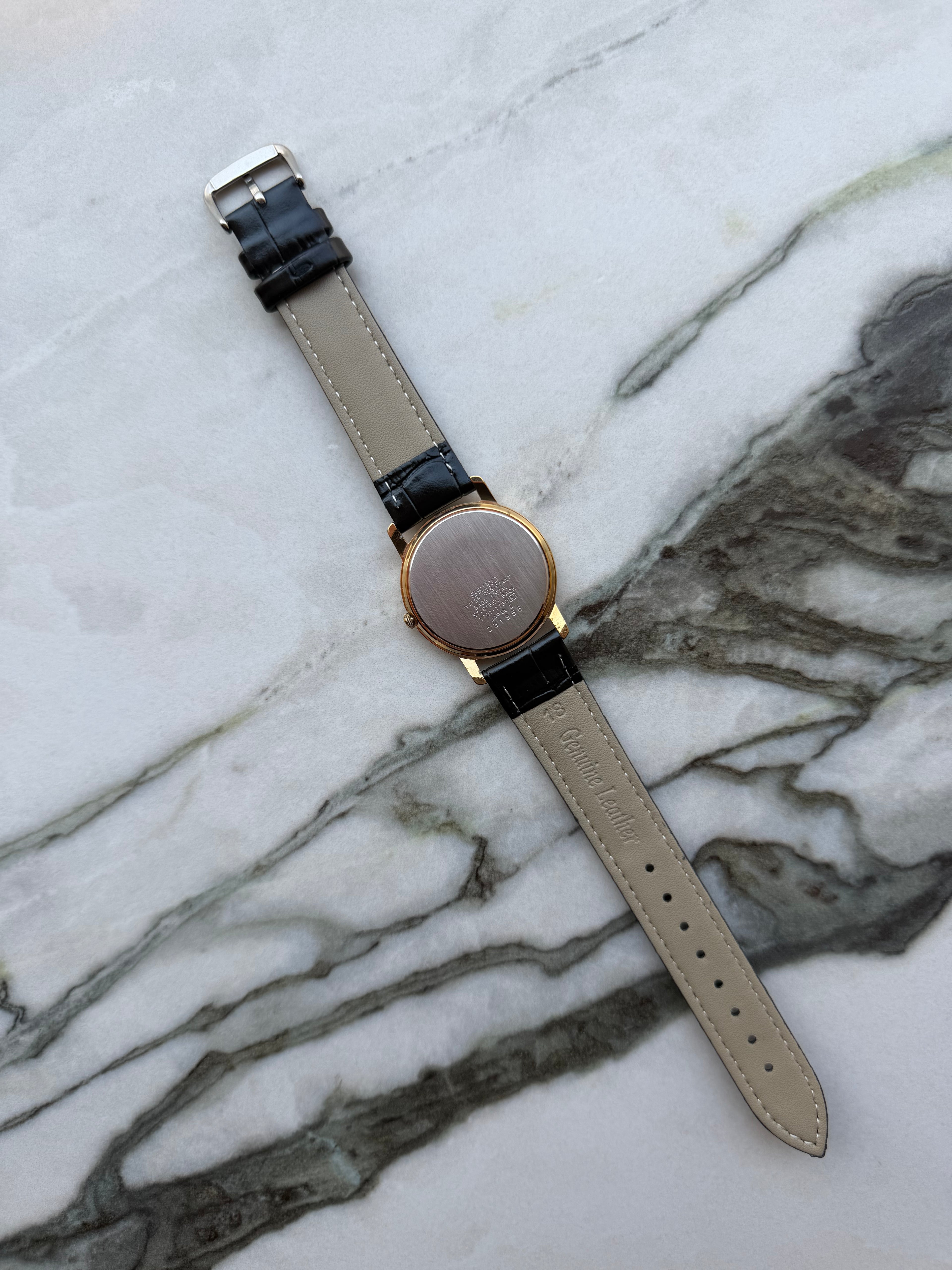 SEIKO “Logo Dial” Gold Quartz 1980