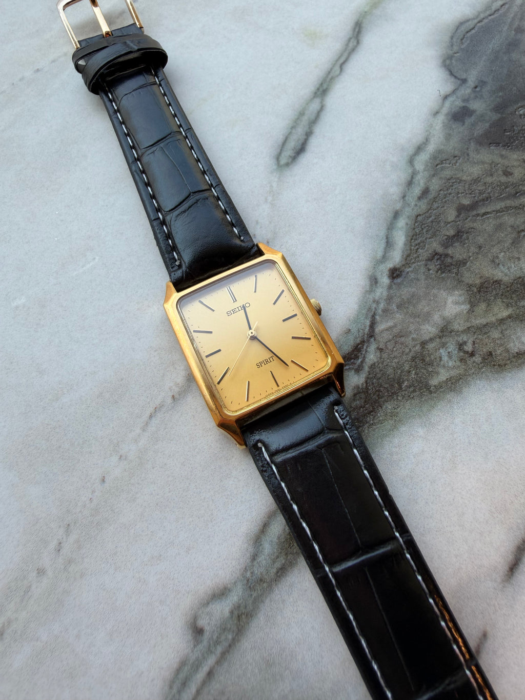 SEIKO SPIRIT “Gold Tank” Quartz 1998