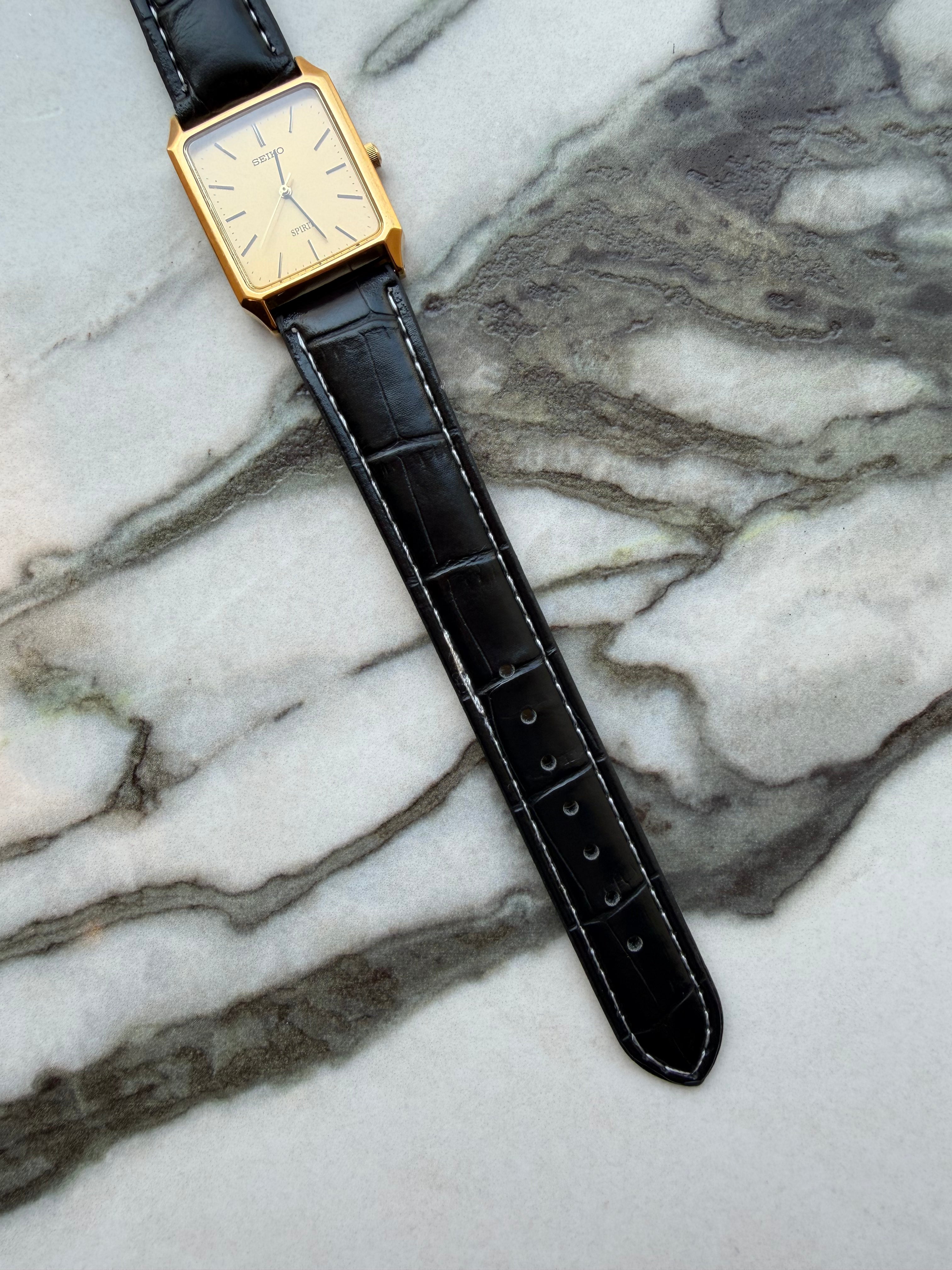SEIKO SPIRIT “Gold Tank” Quartz 1998